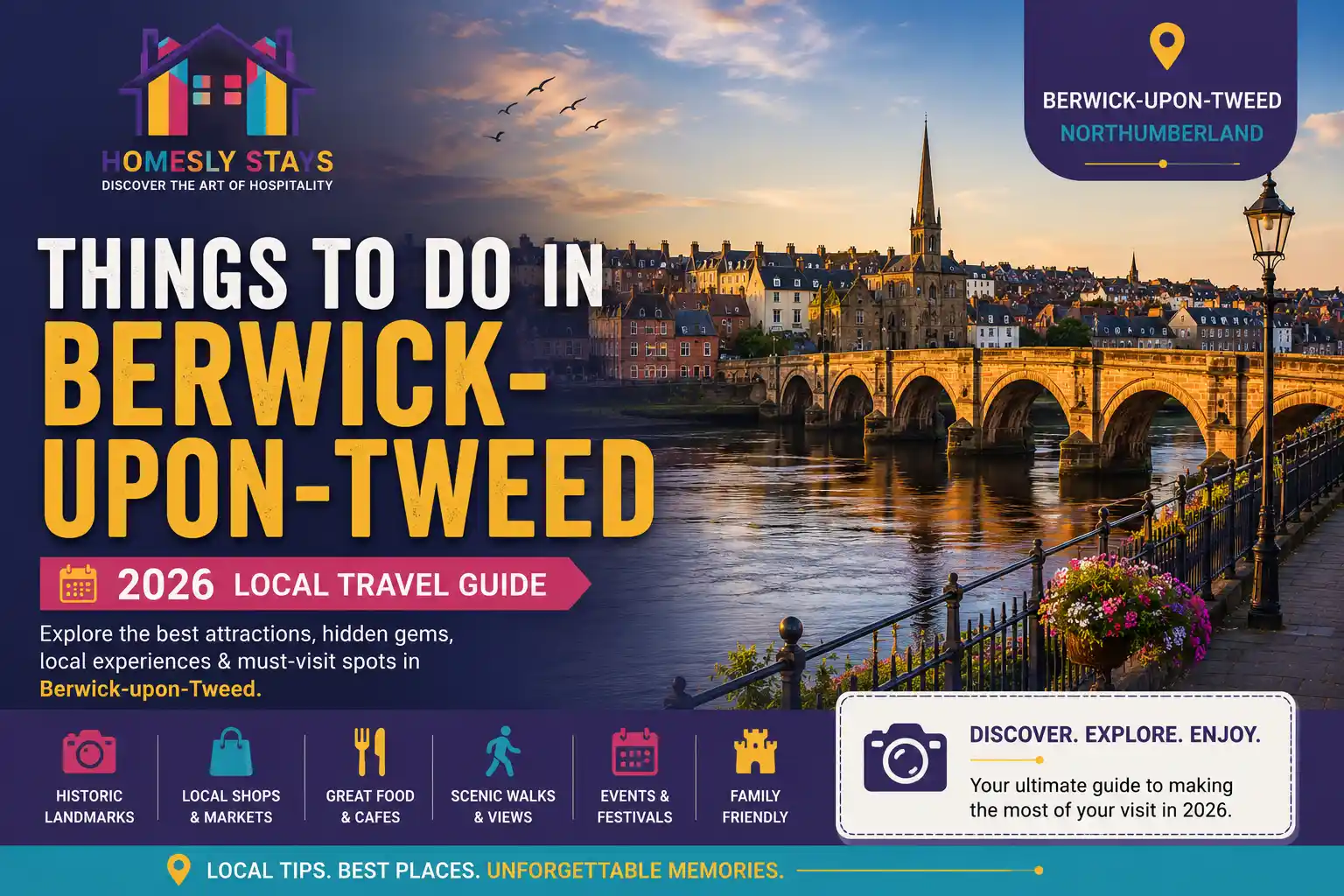 Things to do in Berwick-upon-Tweed featuring the Elizabethan Walls and River Tweed