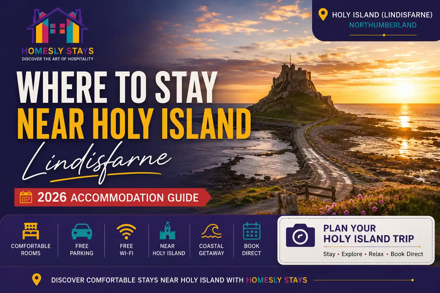 Where to Stay Near Holy Island